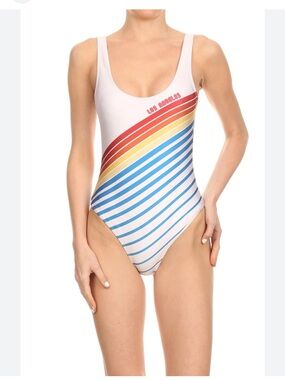 Poprageous - Retro 70’s Los Angeles The Pam Swimsuit - Medium